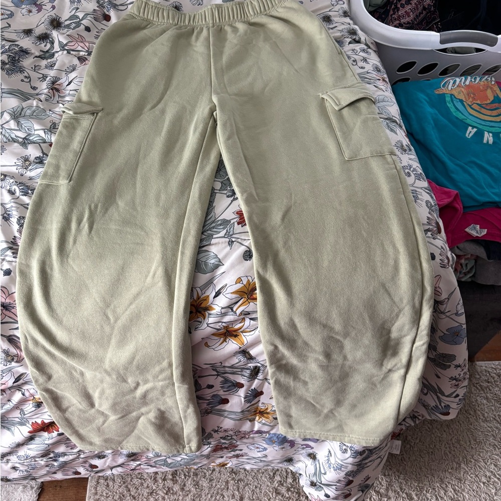 Light Green Cargo Pants